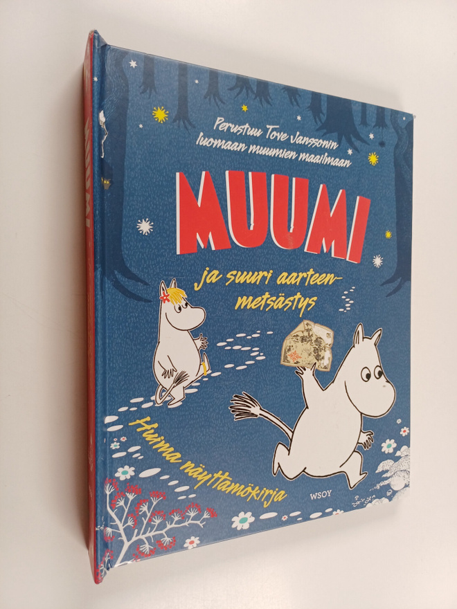 Muumi ja suuri aarteenmetsästys : huima näyttämökirja