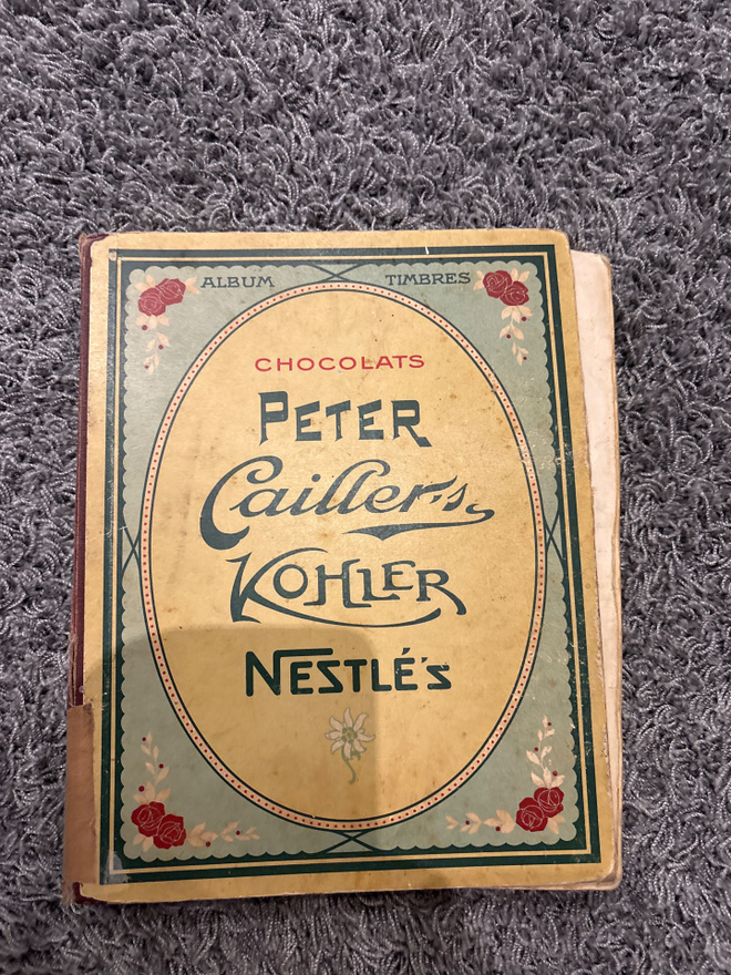 Chocolats Peter caillers kohler nestle keräilykirja
