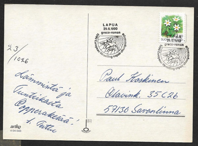 Lapua - grego-roman European Wrestli.... (paini) 29.6.1990