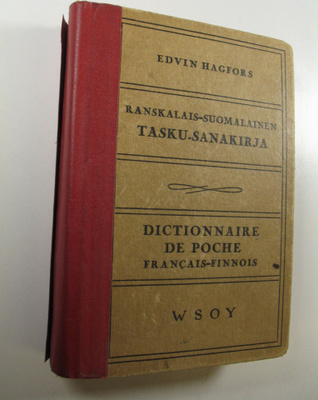 Edwin (toim.) Hagfors : Ranskalais-suomalainen tasku-sana...