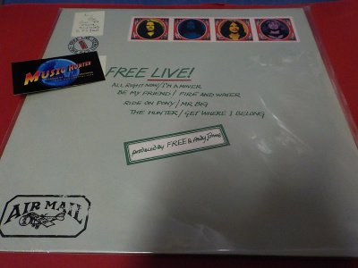 FREE - LIVE! SAKSA 1977 PAINOS M-/EX LP