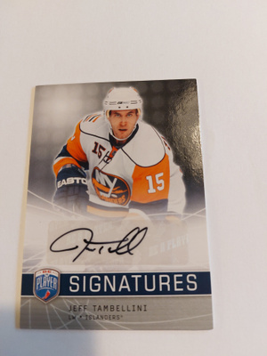 2008-09 Be A Player Signatures #STA Jeff Tambellini