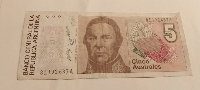 Argentina 5 australes