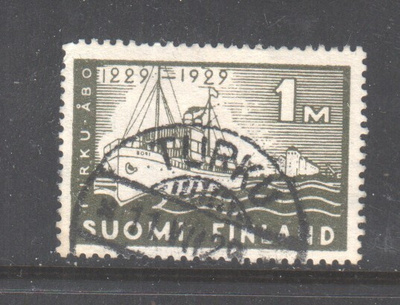 1929 1 mk Turku kaunisleimaisena LaPe loistolle 60€