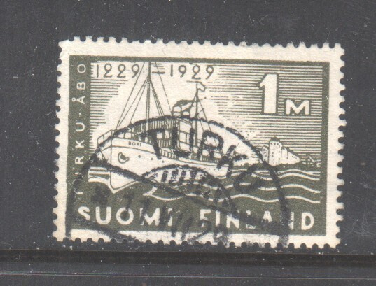 1929 1 mk Turku kaunisleimaisena LaPe loistolle 60€