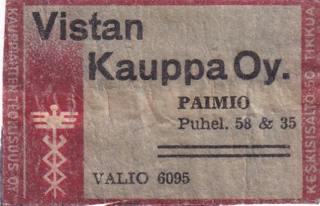 Paimio, Vistan Kauppa Oy Valio 6095   1/8