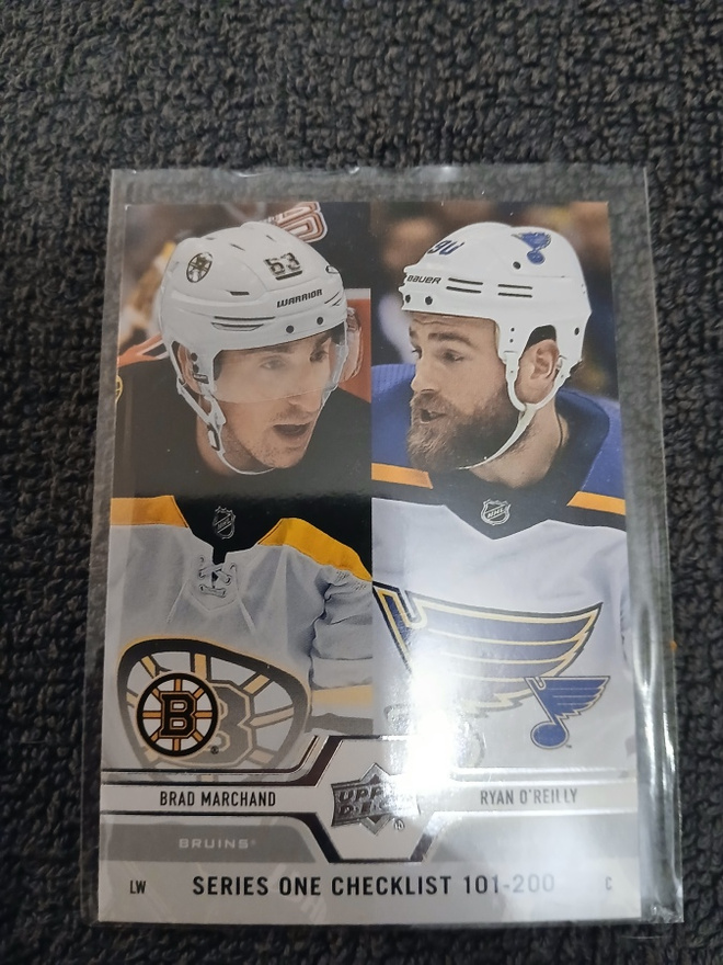 Brad Marchand/Ryan O'Reilly - UD sereis 1 checklist 101-200