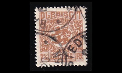 Slesvig 3 o Vaakuna 7 1/2 Pf (1920)