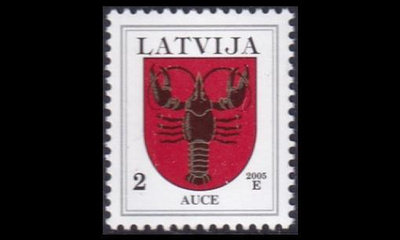 Latvia 421D_VII ** Käyttösarja Vaakuna 2 S -05 (1996)