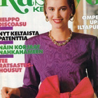 Suuri Käsityö Kerho n:o 10 1988 Kaava-arkki tallella. - pikkukuva 1