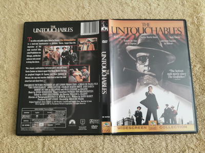THE UNTOUCHABLES DVD