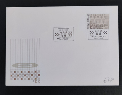 1986 FDC Yleismerkki 12,00 mk