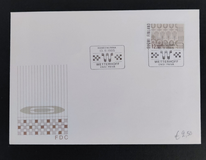 1986 FDC Yleismerkki 12,00 mk