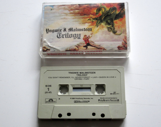 YNGWIE MALMSTEEN Trilogy 1986 C-KASETTI