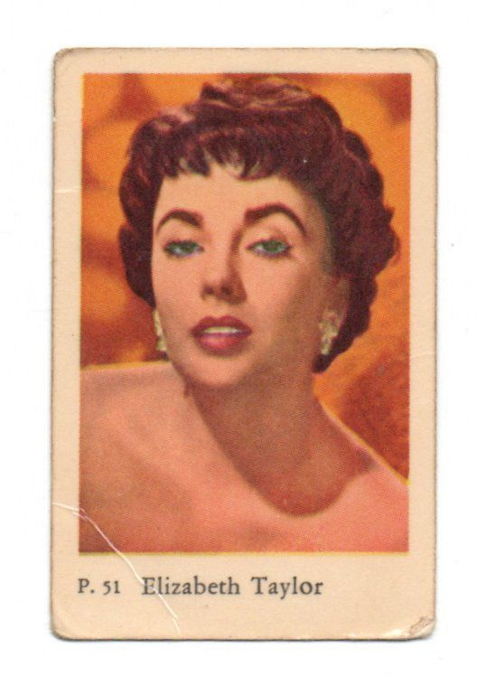 Purkkakuva P. n:o 51 ELIZABETH TAYLOR