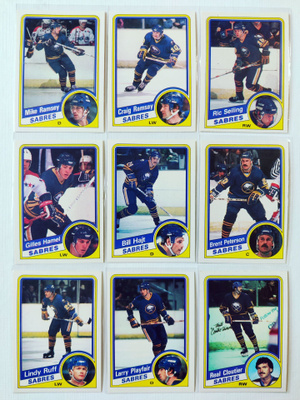 84-85 Opc - Buffalo Sabres 9kpl