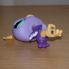 LITTLEST PET SHOP lila STRUTSI, LINTU #2099 + lapio - pikkukuva 5