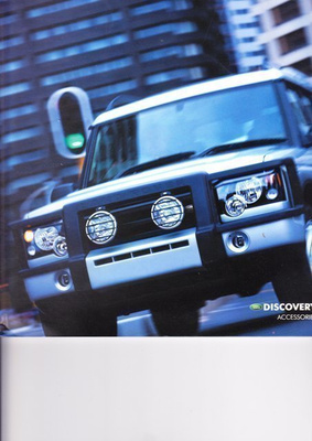 Land Rover Discovery lisävarusteet -esite, 2003