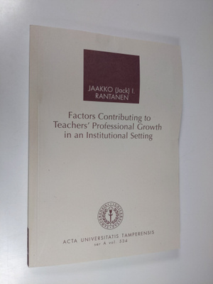 Jaakko Rantanen : Factors contribution to teacher's profe...