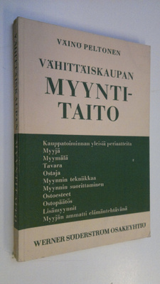 Väinö Peltonen : Vähittäiskaupan myyntitaito