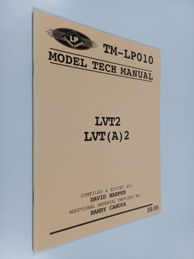 David Harper : TM-LP010 : model tech manual : LVT2, LVT(A)2