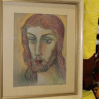 BROMS 1960 JEESUS taulu + kehykset - pikkukuva 1