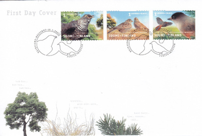 20 FDC kuori linnut 2003
