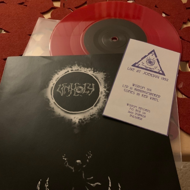 UNHOLY:,Live In Joensuu 1992 * red * 95/111