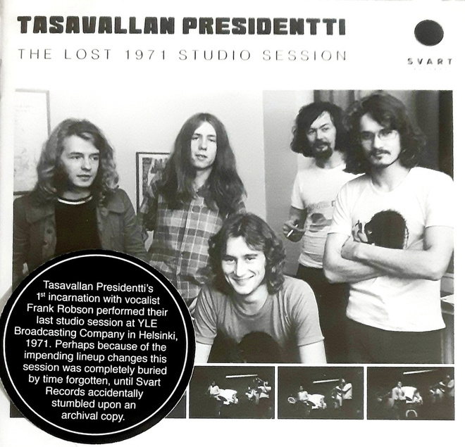 Tasavallan Presidentti - The Lost 1971 Studio Session CD