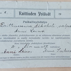 Raittiuden Ystävät / Alkoholi-salpa raittiuss. jäsenk. 1907 - pikkukuva 1