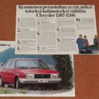 1979 Chrysler 1307 1308 esite - suom - KUIN UUSI - Talbot - pikkukuva 1