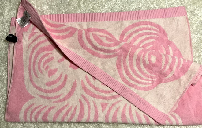 Marimekko vaaleanpunainen valk pyyheliina 68/ 153 cm