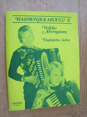 Harmonikkakoulu II Veikko Ahvenainen uudistettu laitos 1974
