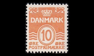 Tanska 201_II * Aaltoviiva 10 öre (1933)