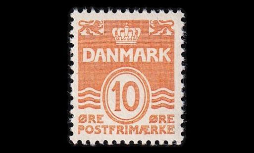Tanska 201_II * Aaltoviiva 10 öre (1933)