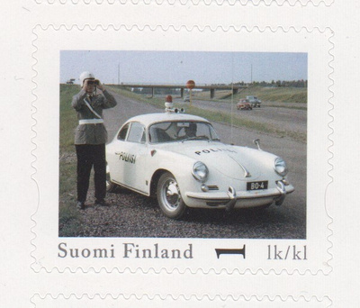Vanhat poliisiautot...Porsche 356B...**
