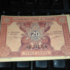 Indochine Indokiina 20 Cents 1942 P90 UNC - pikkukuva 1