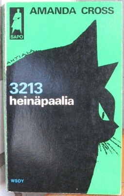 SaPo 111. Amanda Cross: 3213 heinäpaalia. 179 s.