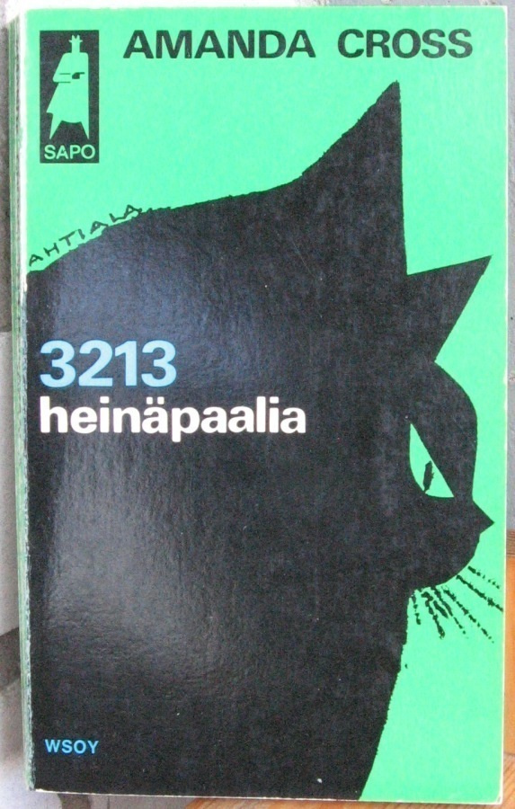 SaPo 111. Amanda Cross: 3213 heinäpaalia. 179 s.
