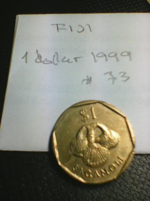 Fiji 1 dollar 1999, km#73