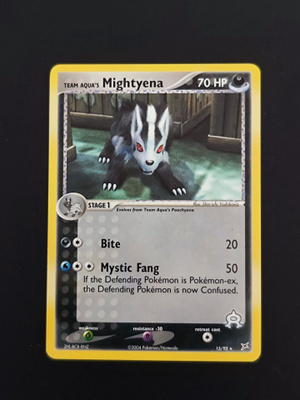 Pokemon Team Aquas Mightyena 15