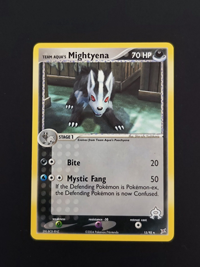 Pokemon Team Aquas Mightyena 15