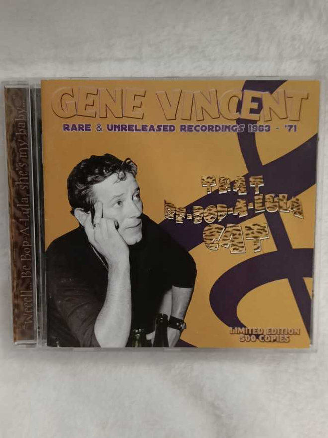 GENE VINCENT - THAT BE-BOP-A-LULA CAT RARE 1963 -'71 CD