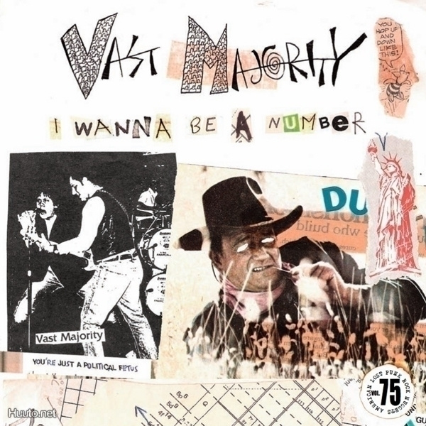 VAST MAJORITY I wanna be a number LP -1980- texas kbd