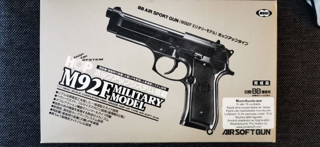 Marui M92F hop-up mekaaninen airsoft ase