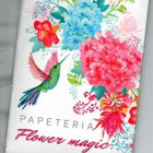 KAUNIS °°FLOWER MAGIC° -KIRJEPAPERIT & KUORET SETTI - pikkukuva 1