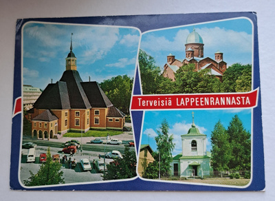 Lappeenrannan kirkot, 3 kuvaa, kulkenut 1971