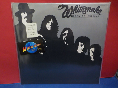 WHITESNAKE - READY AN WILLING 1ST GER -80 PRESS M-/M- LP