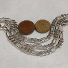Kotimainen Hopea Figaro Chain kaulakoru 925 - pikkukuva 3