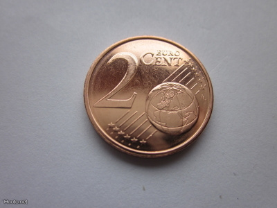 Suomi 2 cent, unc, v. 2008